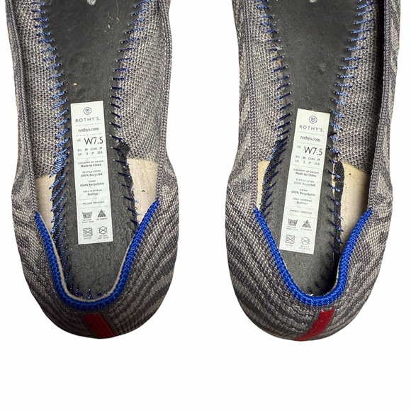 Rothy’s zebra print pointy toe flats - Picture 9 of 10